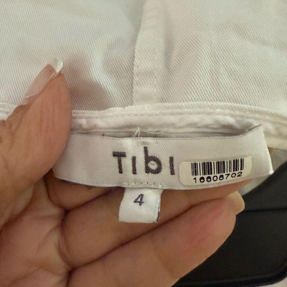 Tibi Chino Slit Front Sleeveless Tunic - Picture 8 of 8